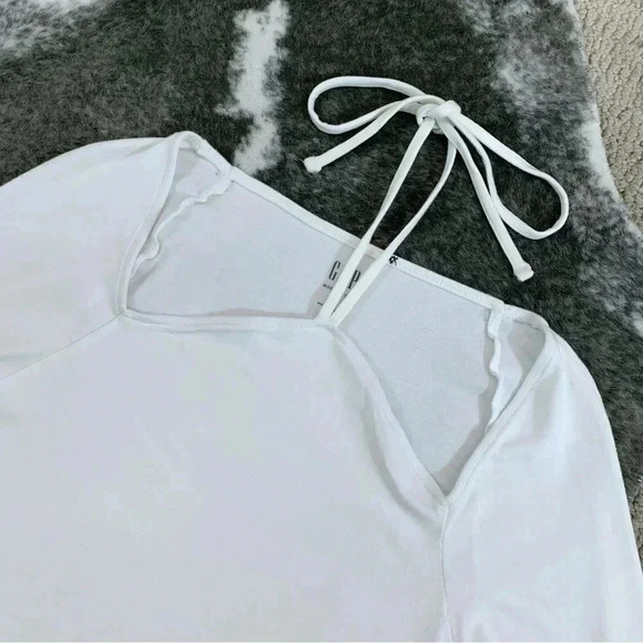 NWT Modern Cut-Out Halter T-Shirt - Picture 4 of 11